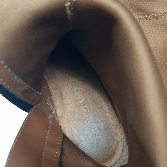 Franco Sarto Clarity Black/Brown Leather Tall Riding? Boots Size 6M - Picture 10 of 14